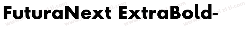 FuturaNext ExtraBold字体转换